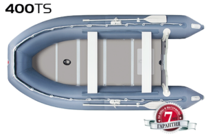 Лодка ПВХ Юкона (YUKONA) 410 TS – U Фанерная слань